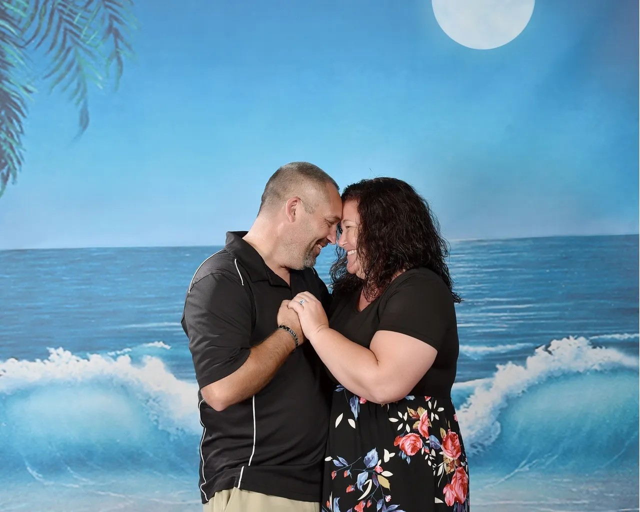 My wife and I on the cruise before dinner one night.